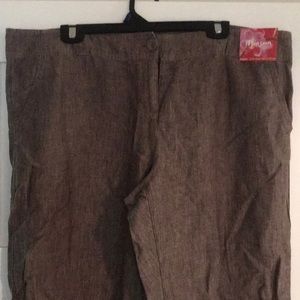 Monsoon Wide Leg Linen Pants